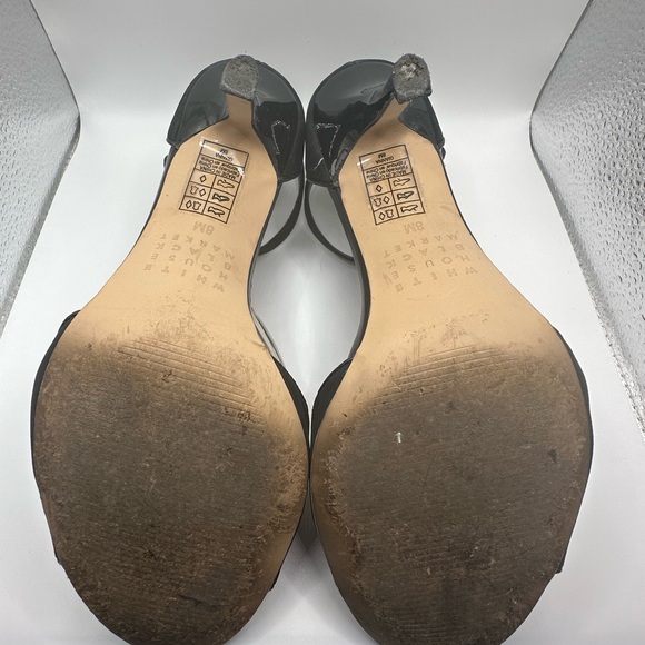 WHBM Black Suede Tassel Heels - Picture 9 of 11